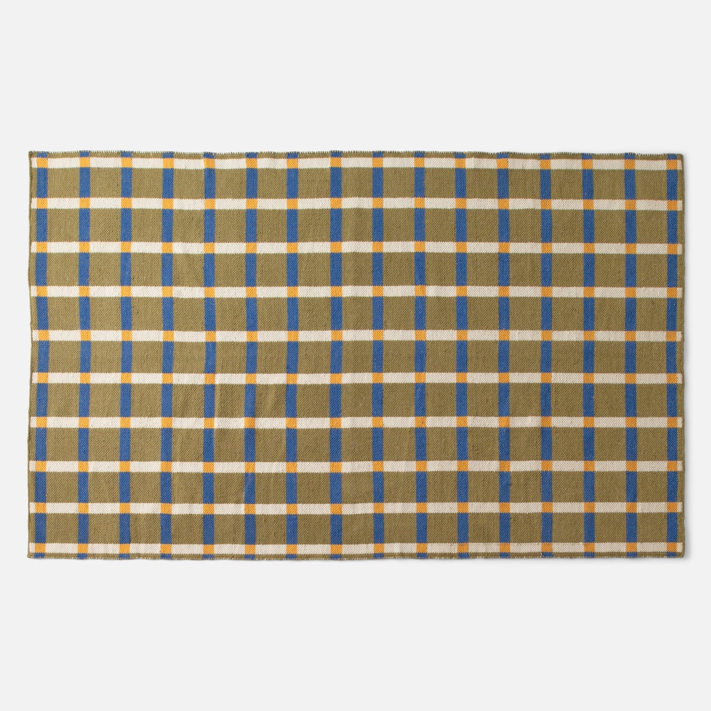 Plaid Wool Rug