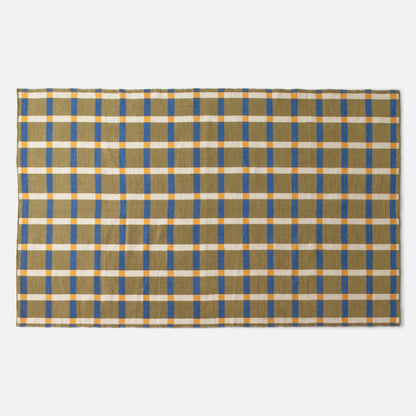 Plaid Wool Rug