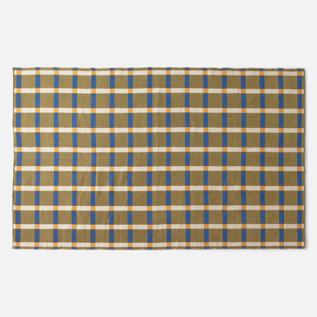 Plaid Wool Rug