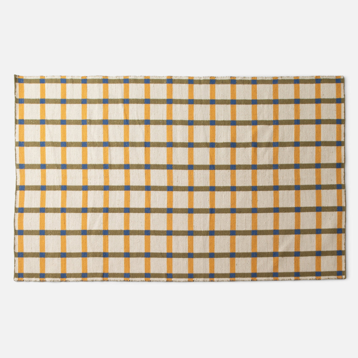 Plaid Wool Rug