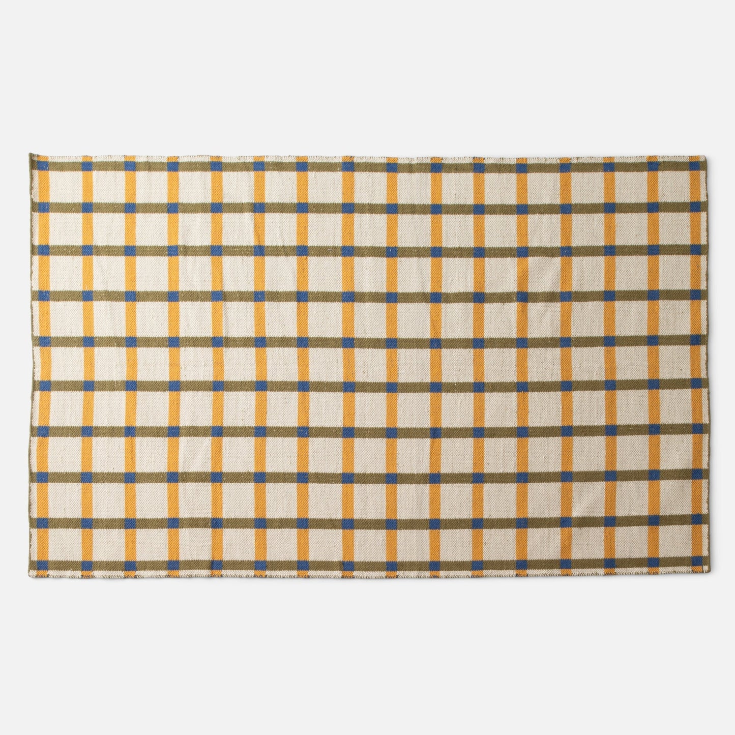 Plaid Wool Rug