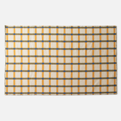 Plaid Wool Rug
