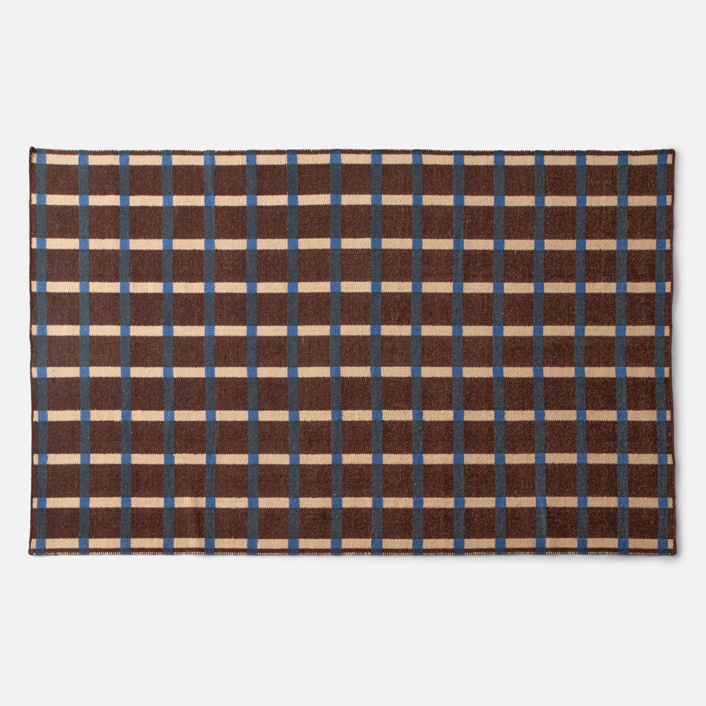 Plaid Wool Rug