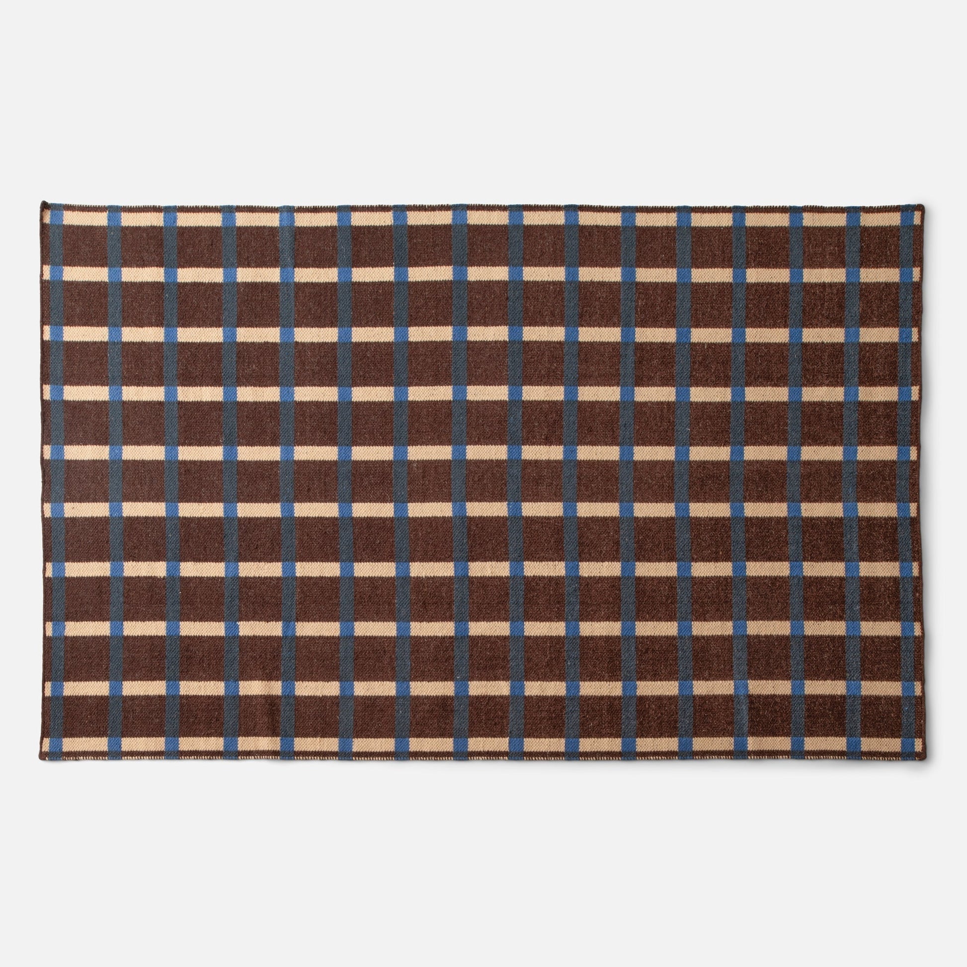 Plaid Wool Rug