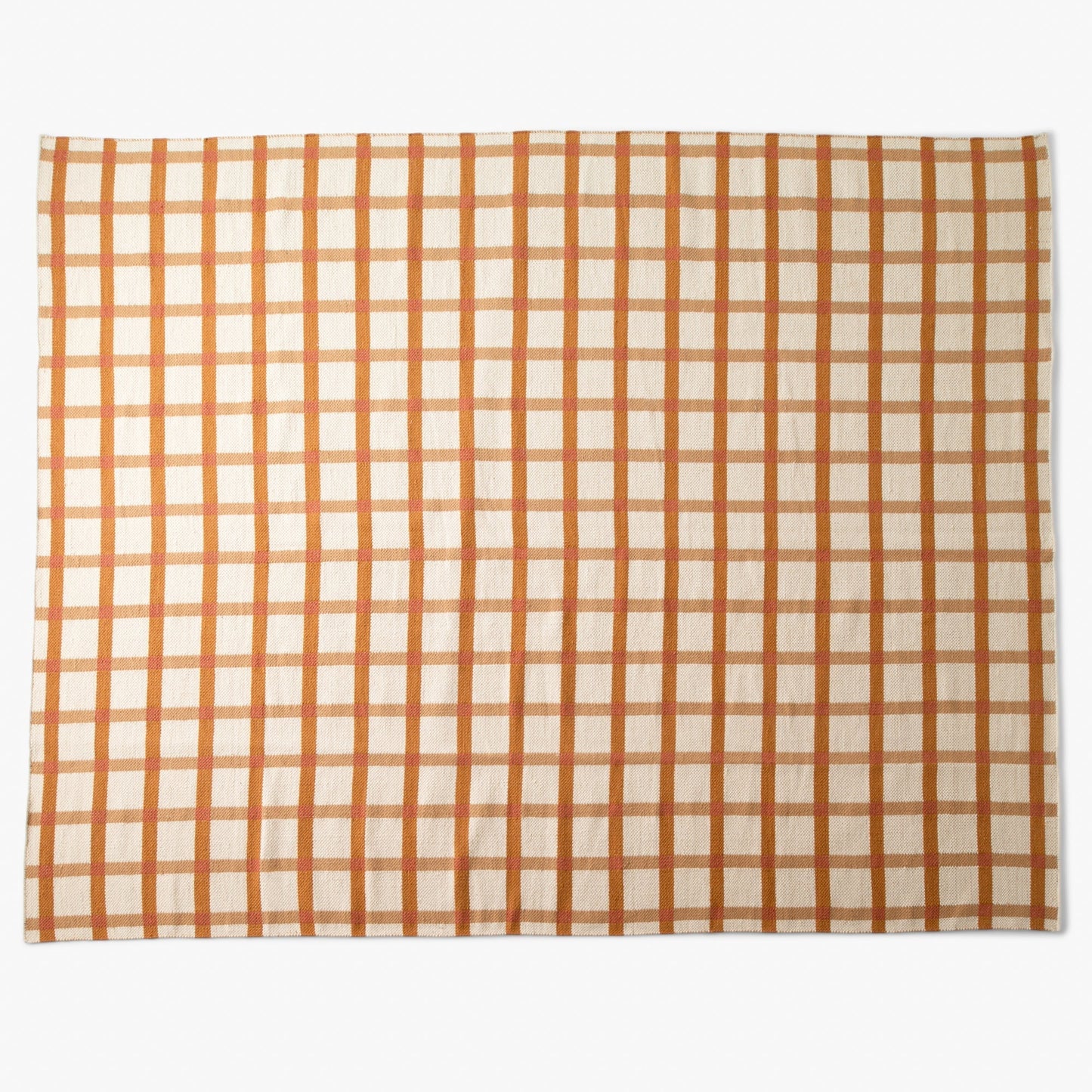 Plaid Wool Rug