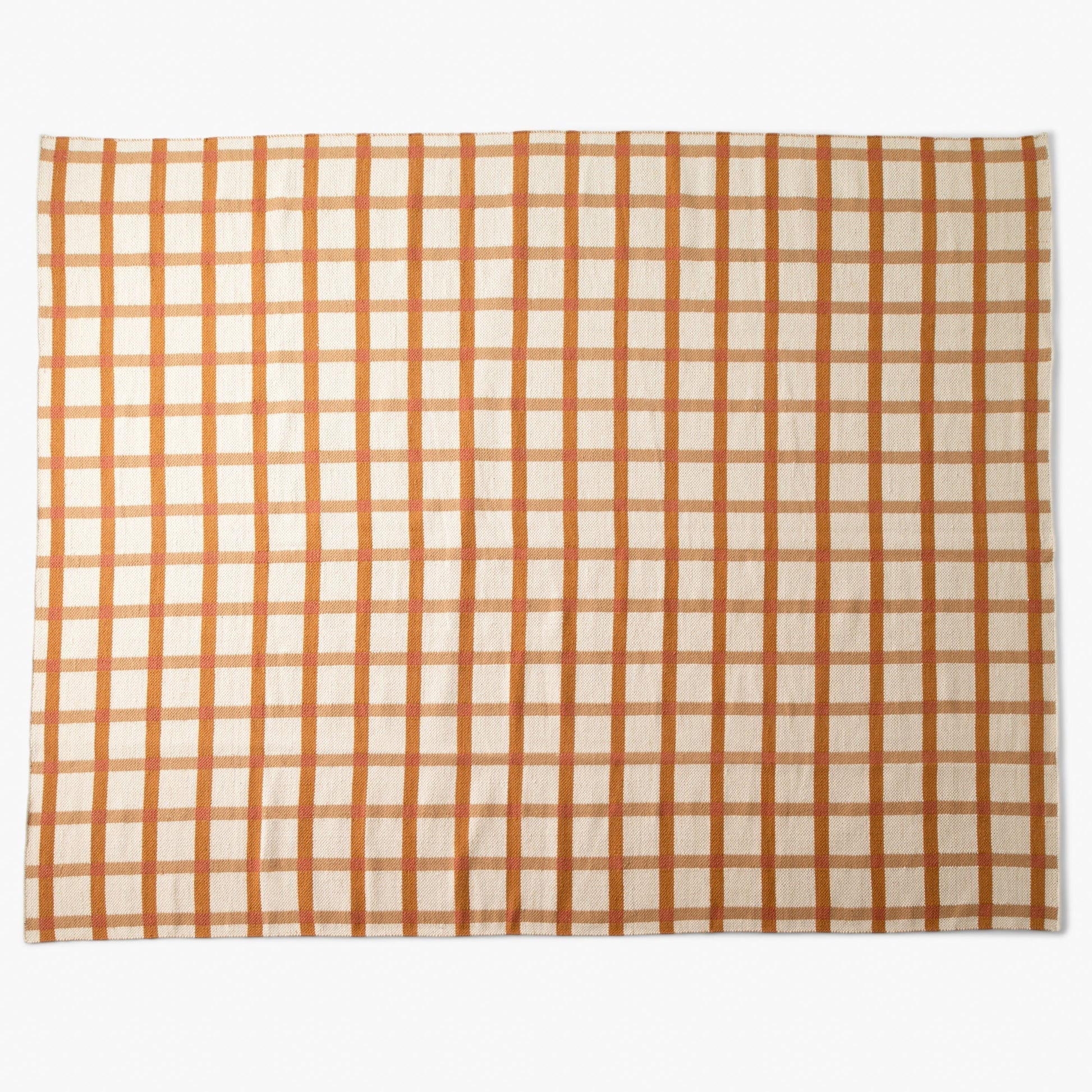 Plaid Wool Rug