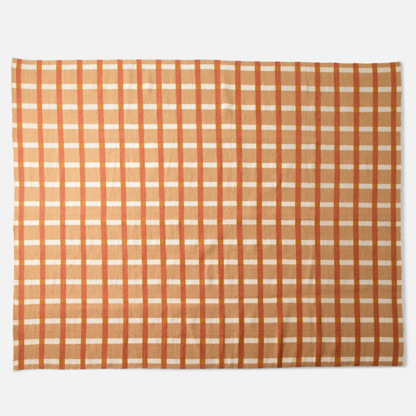 Plaid Wool Rug