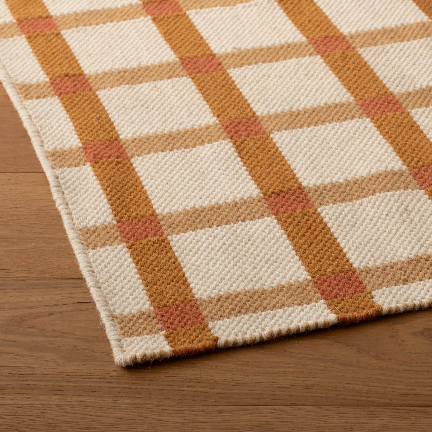 Plaid Wool Rug