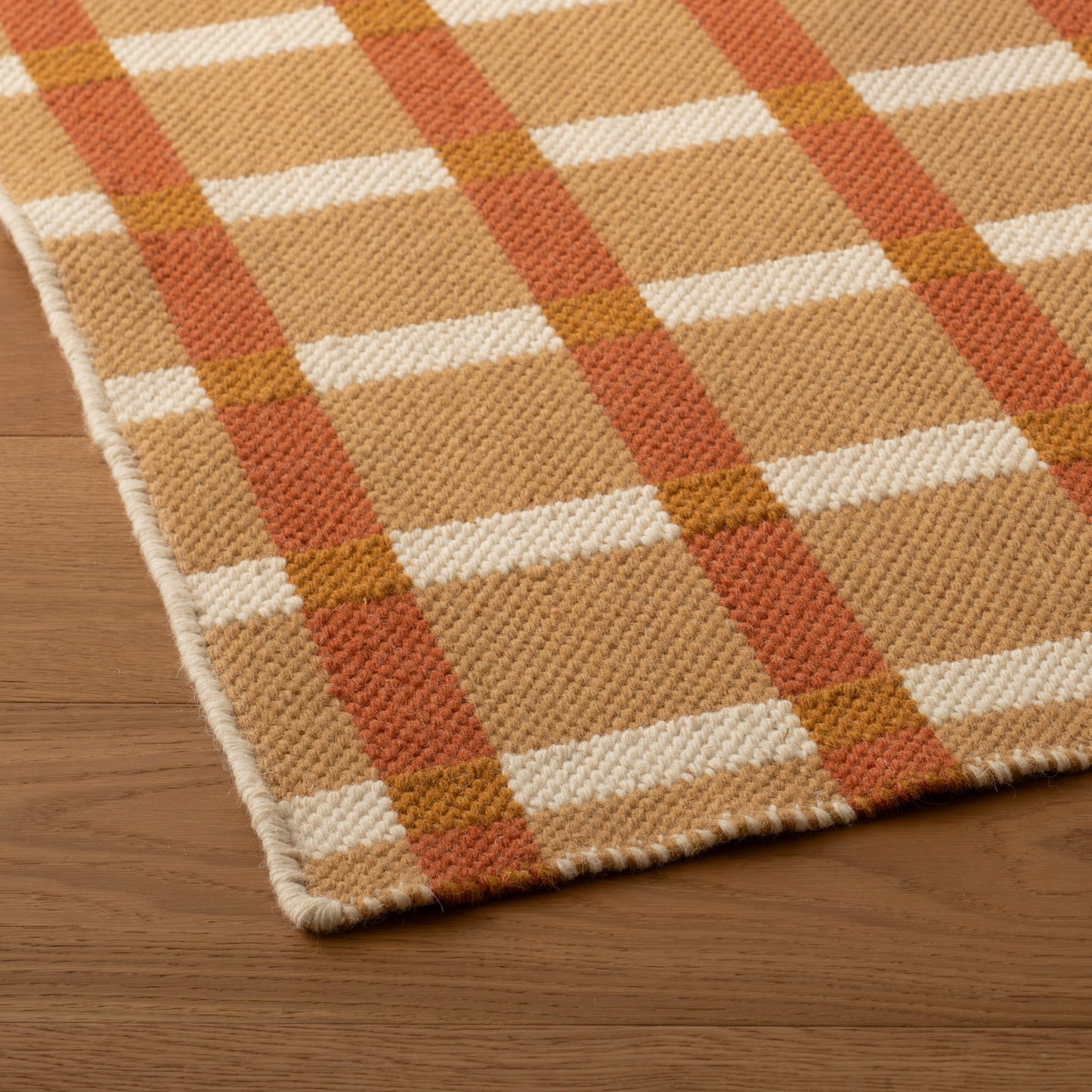 Plaid Wool Rug