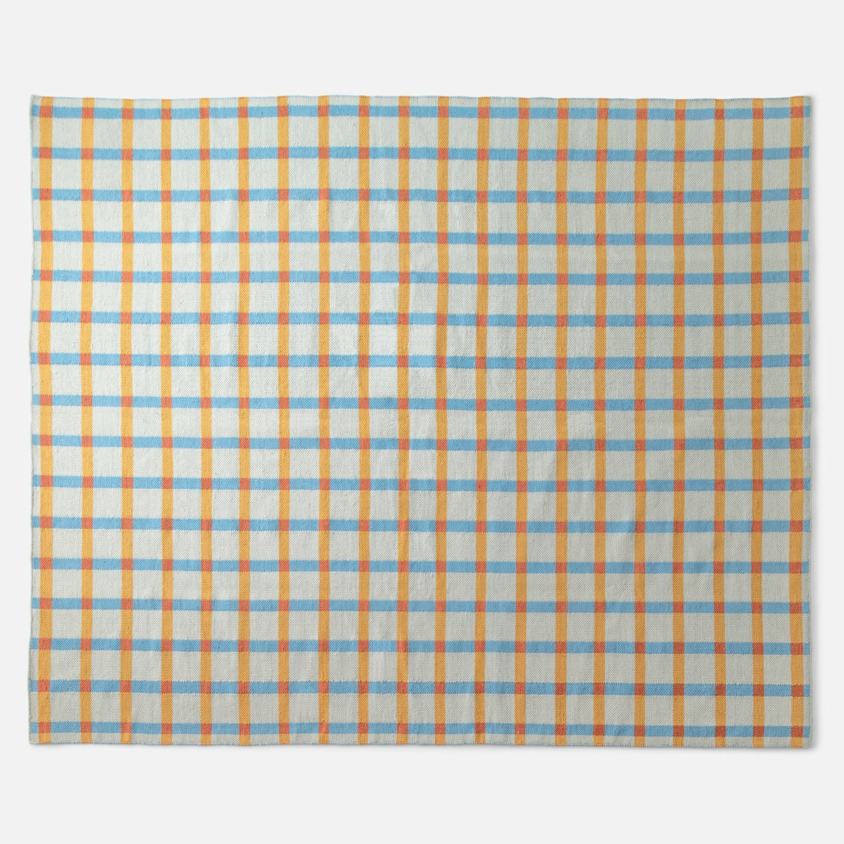 Plaid Wool Rug
