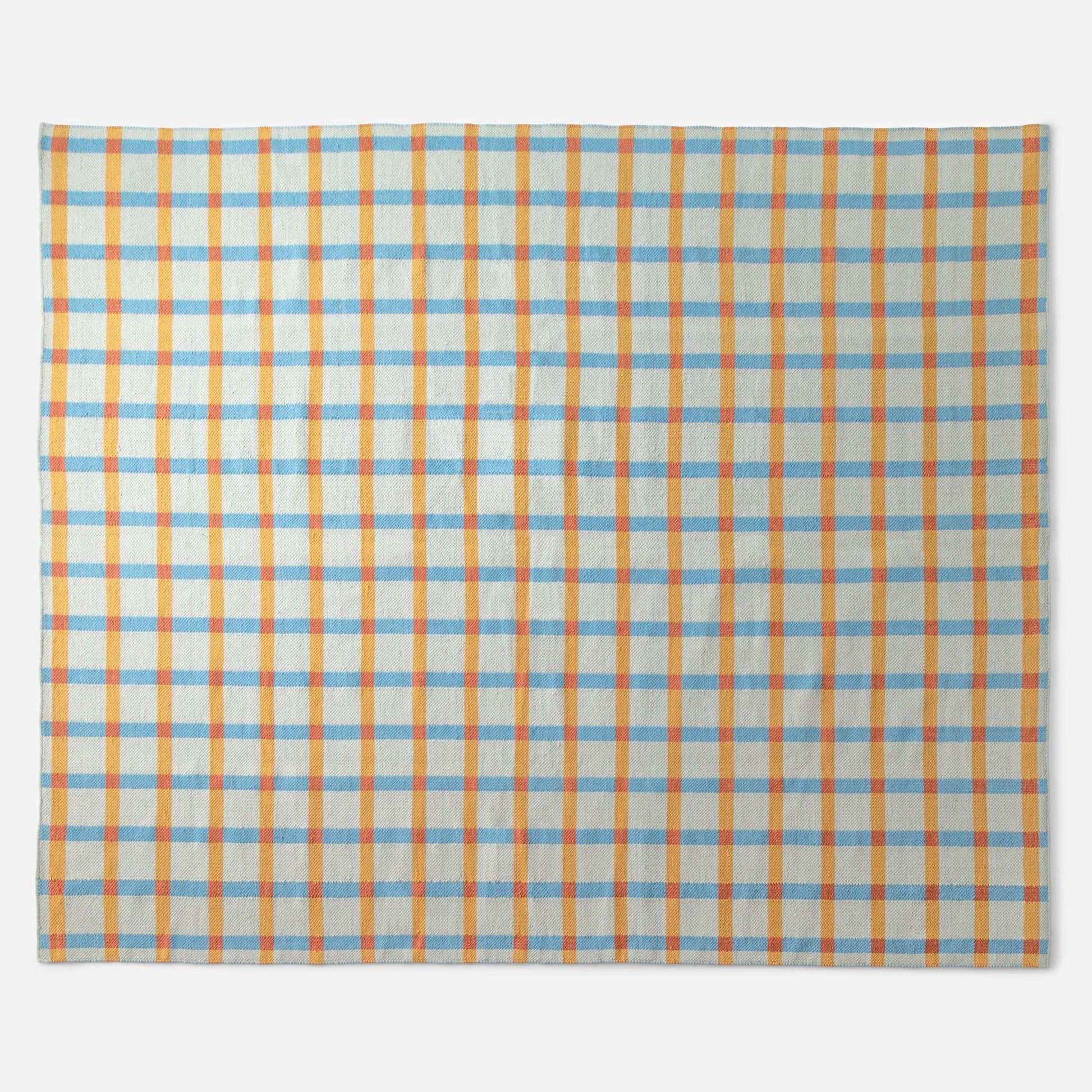 Plaid Wool Rug