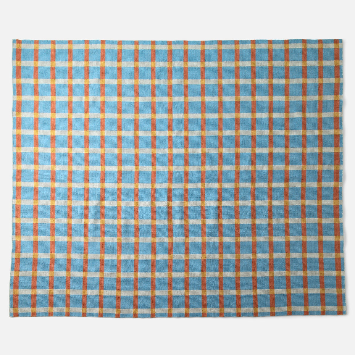 Plaid Wool Rug