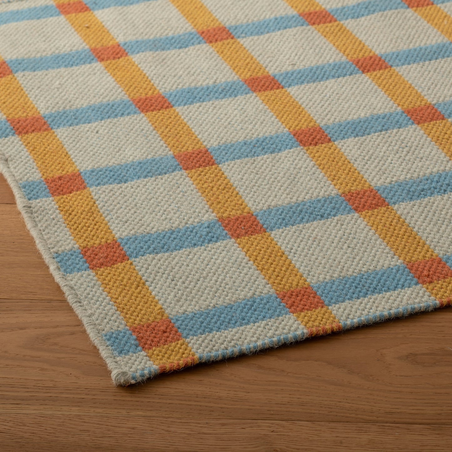 Plaid Wool Rug