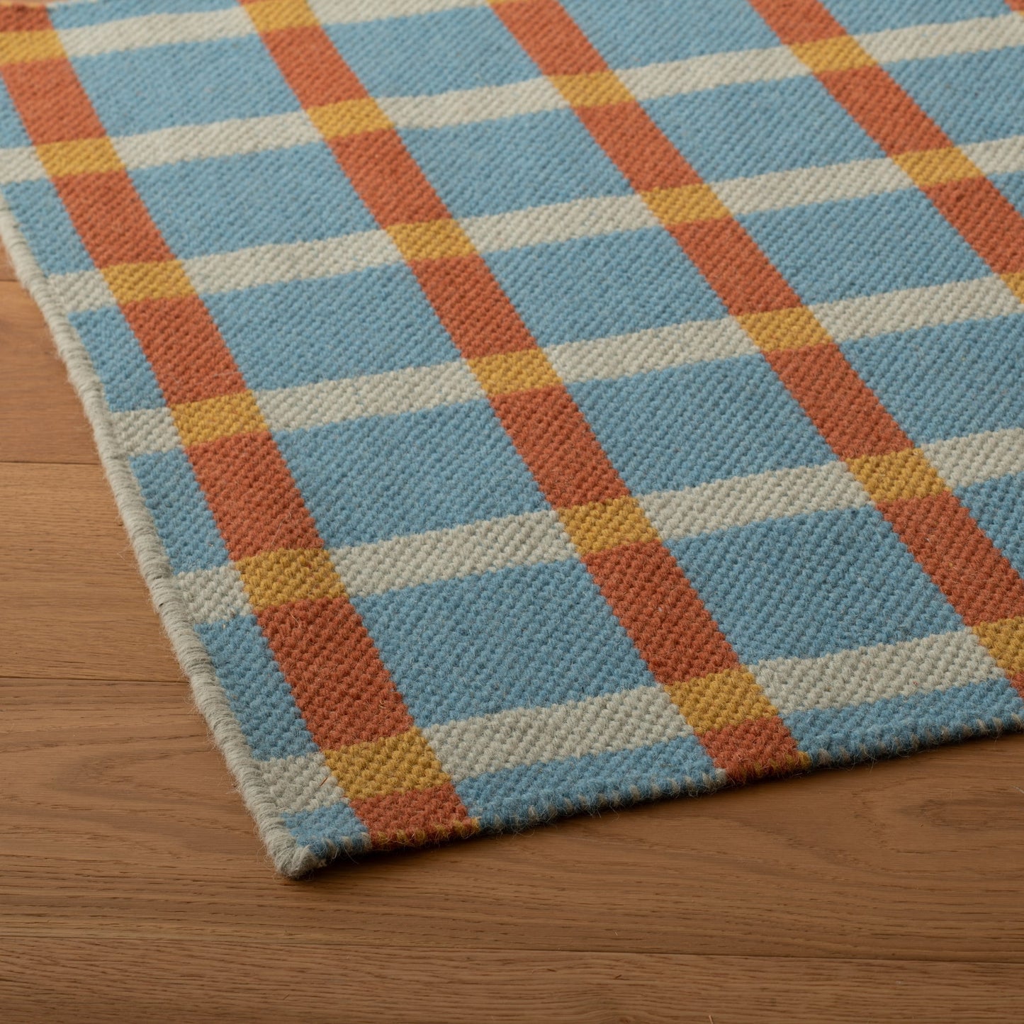 Plaid Wool Rug