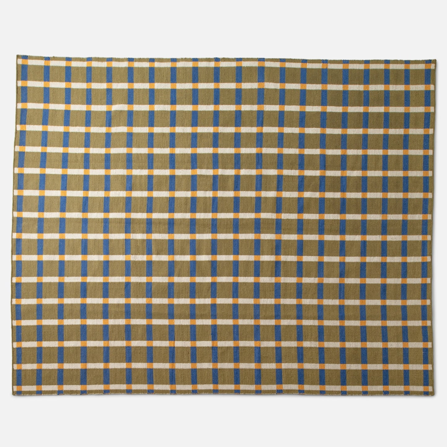 Plaid Wool Rug