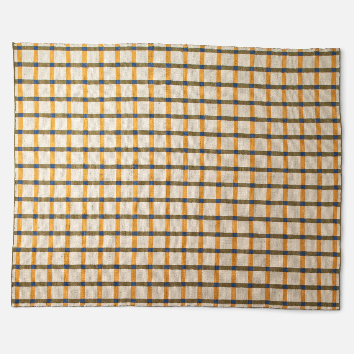 Plaid Wool Rug