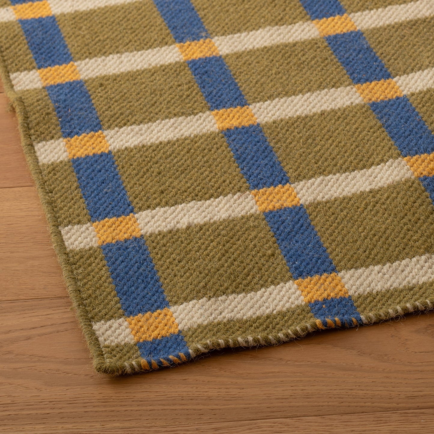 Plaid Wool Rug