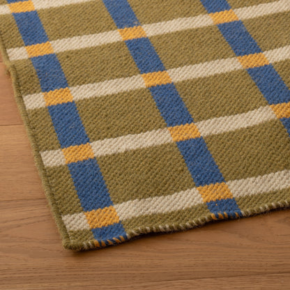 Plaid Wool Rug