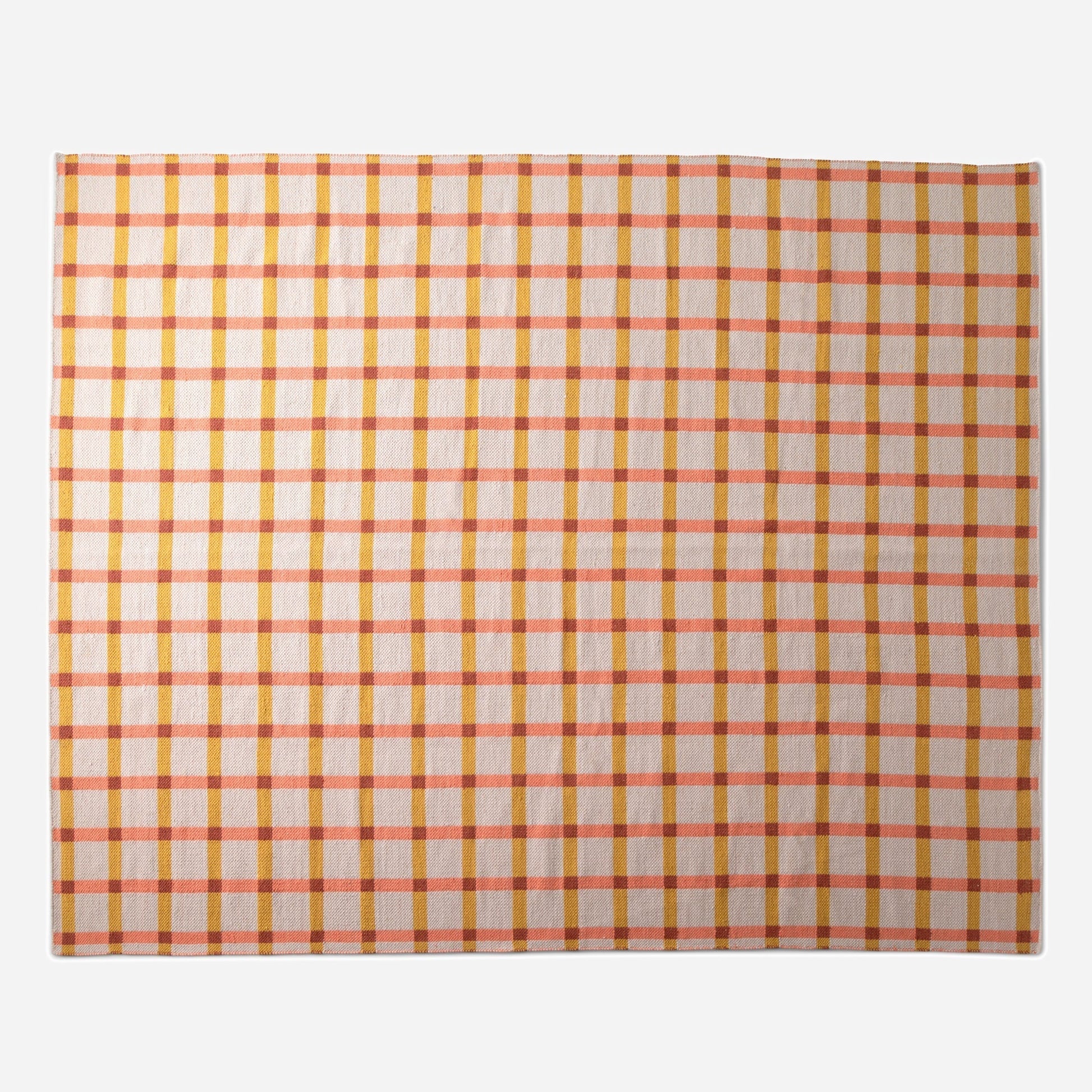 Plaid Wool Rug