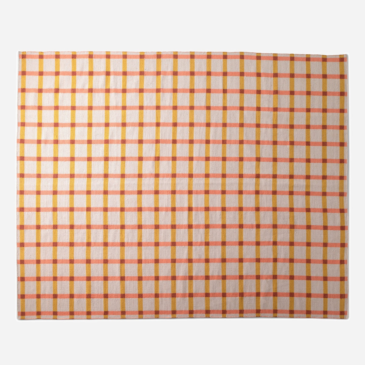 Plaid Wool Rug