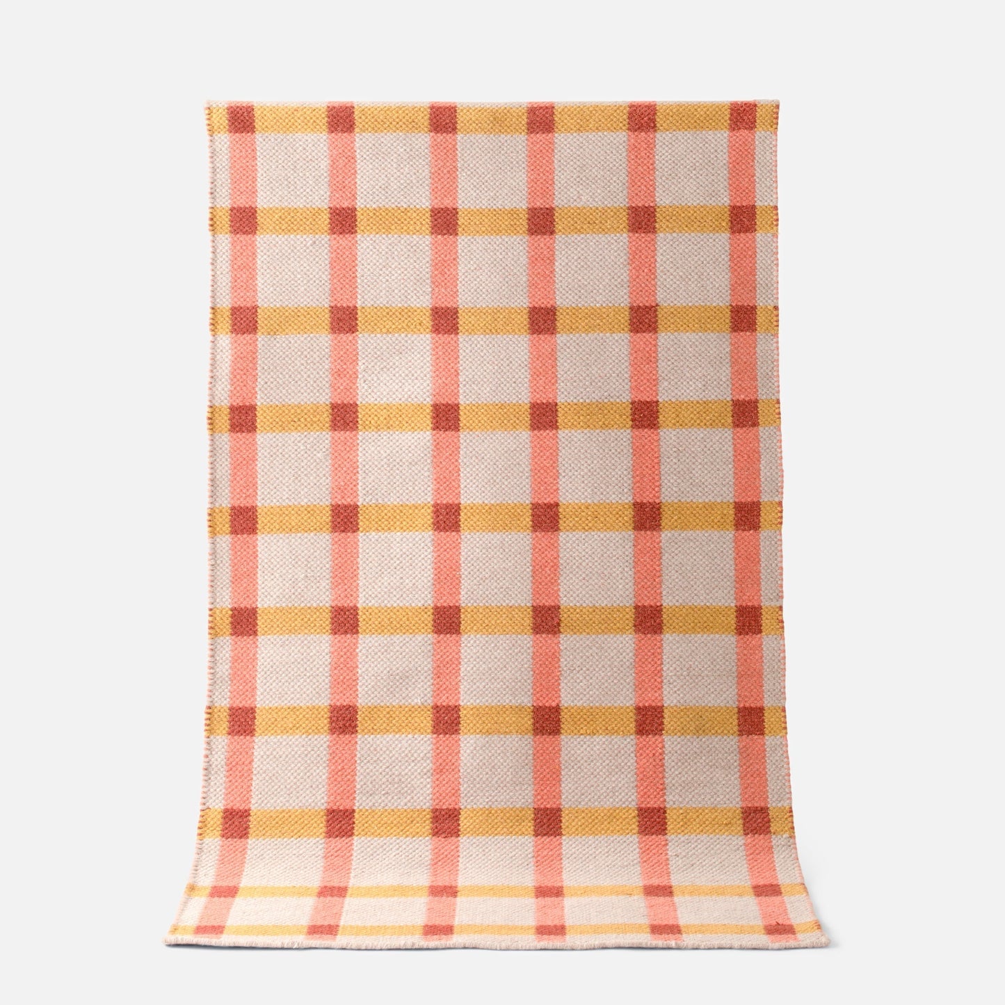 Plaid Wool Rug