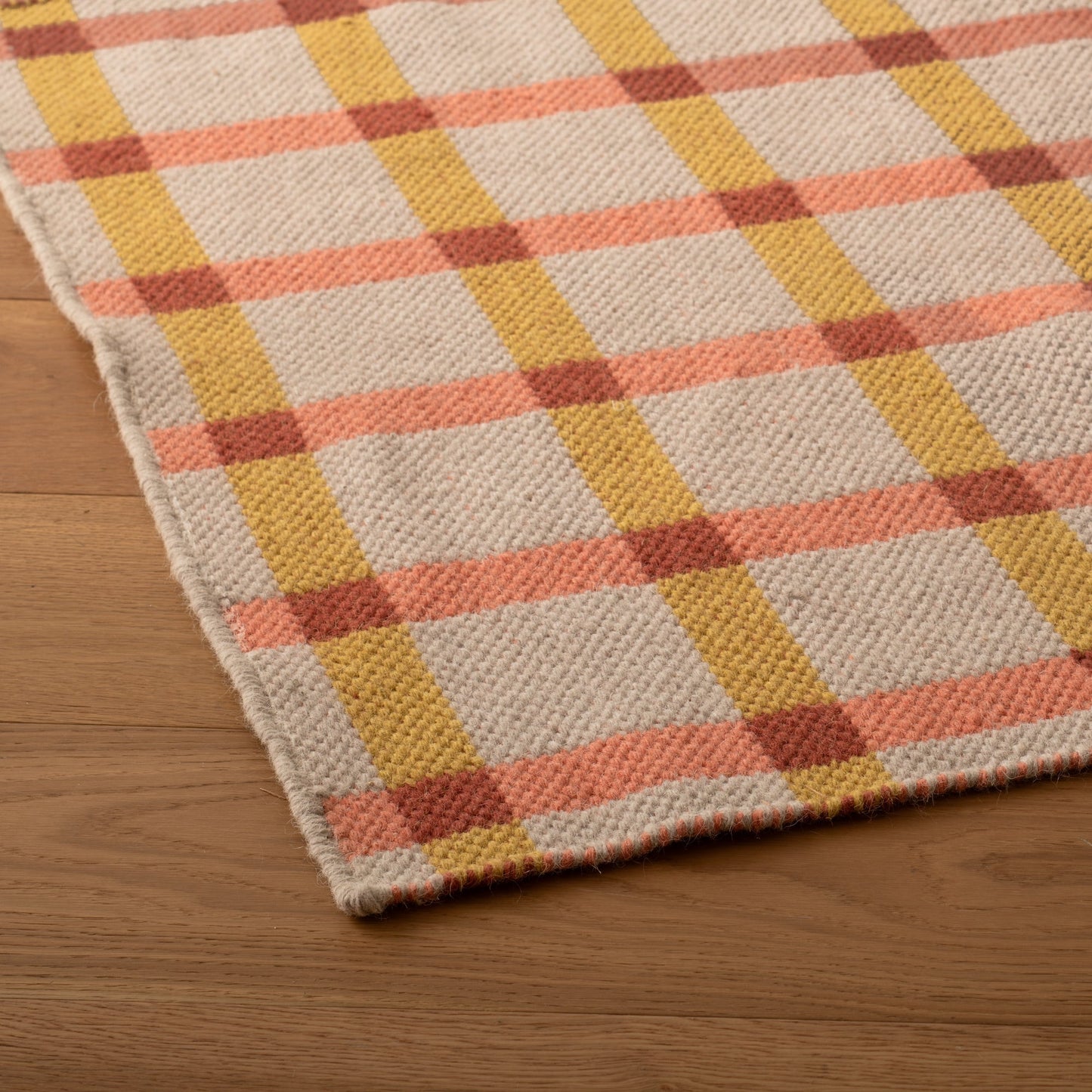 Plaid Wool Rug