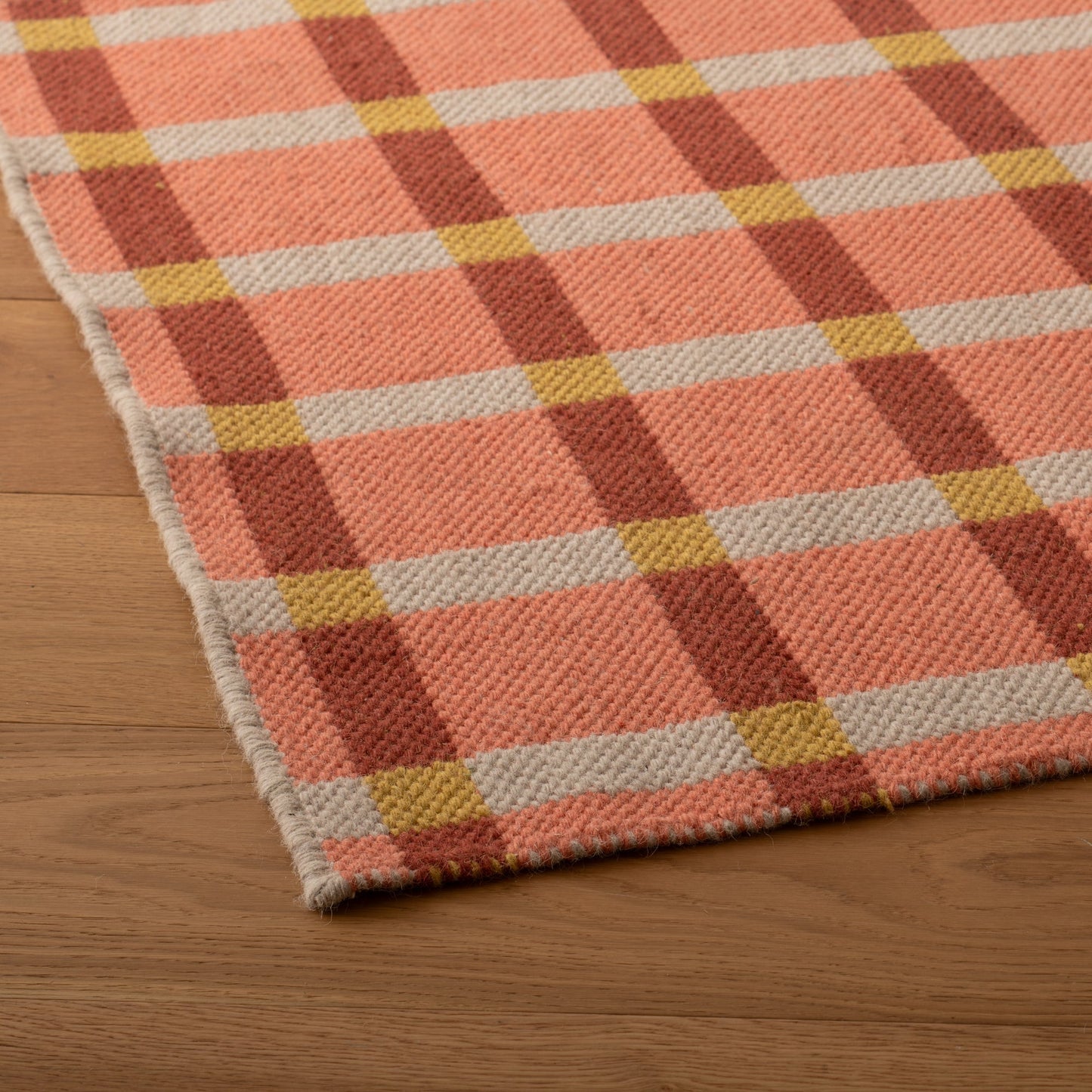 Plaid Wool Rug