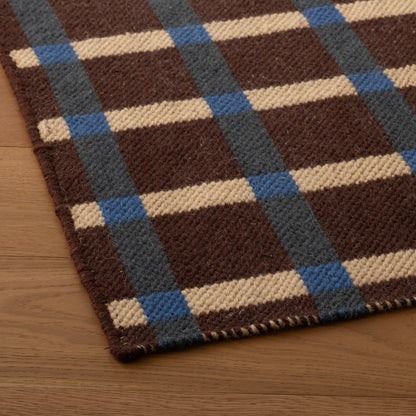 Plaid Wool Rug