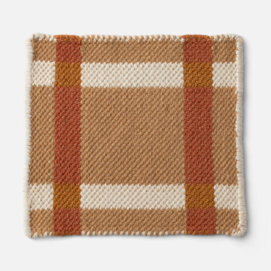 Plaid Wool Rug Swatch