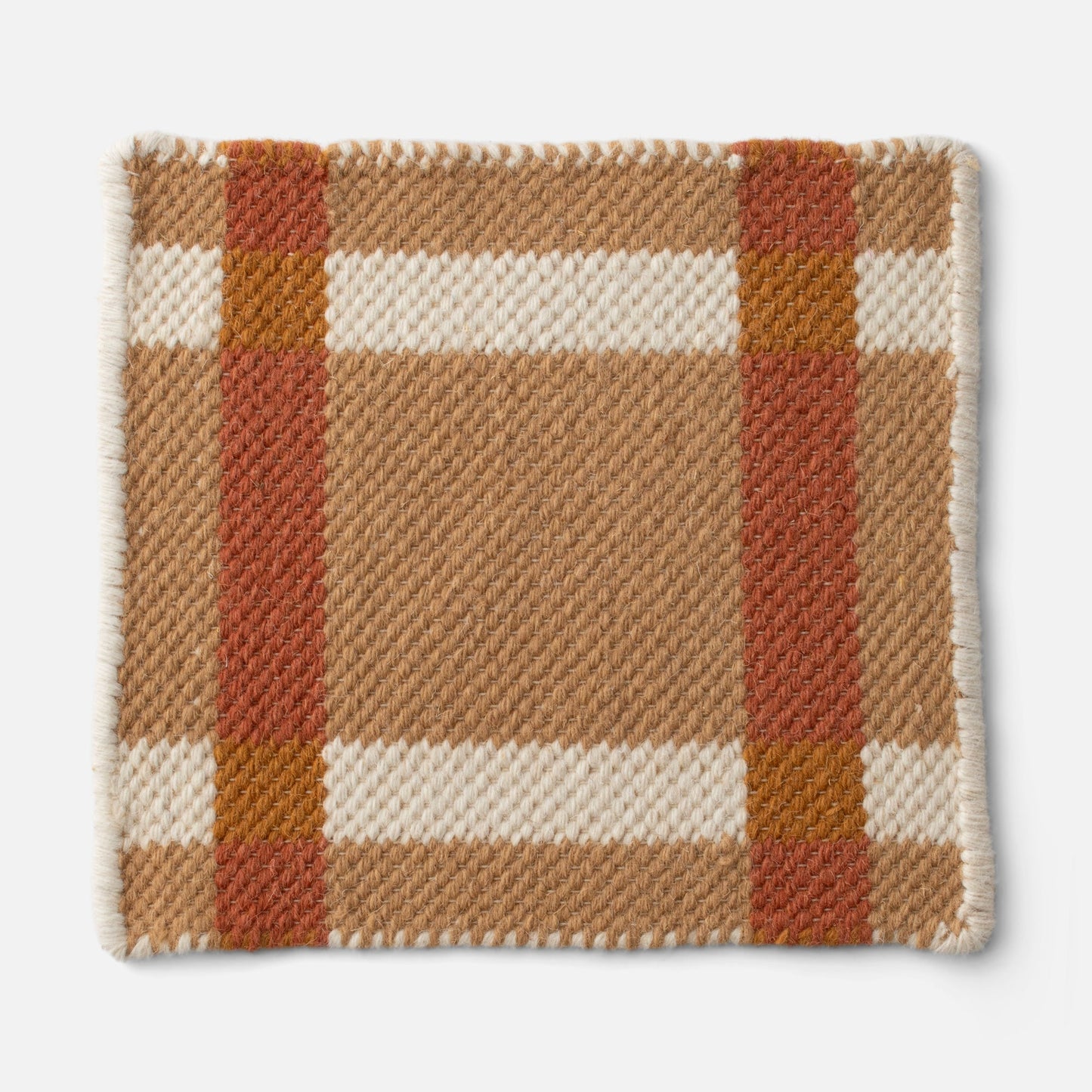Plaid Wool Rug Swatch