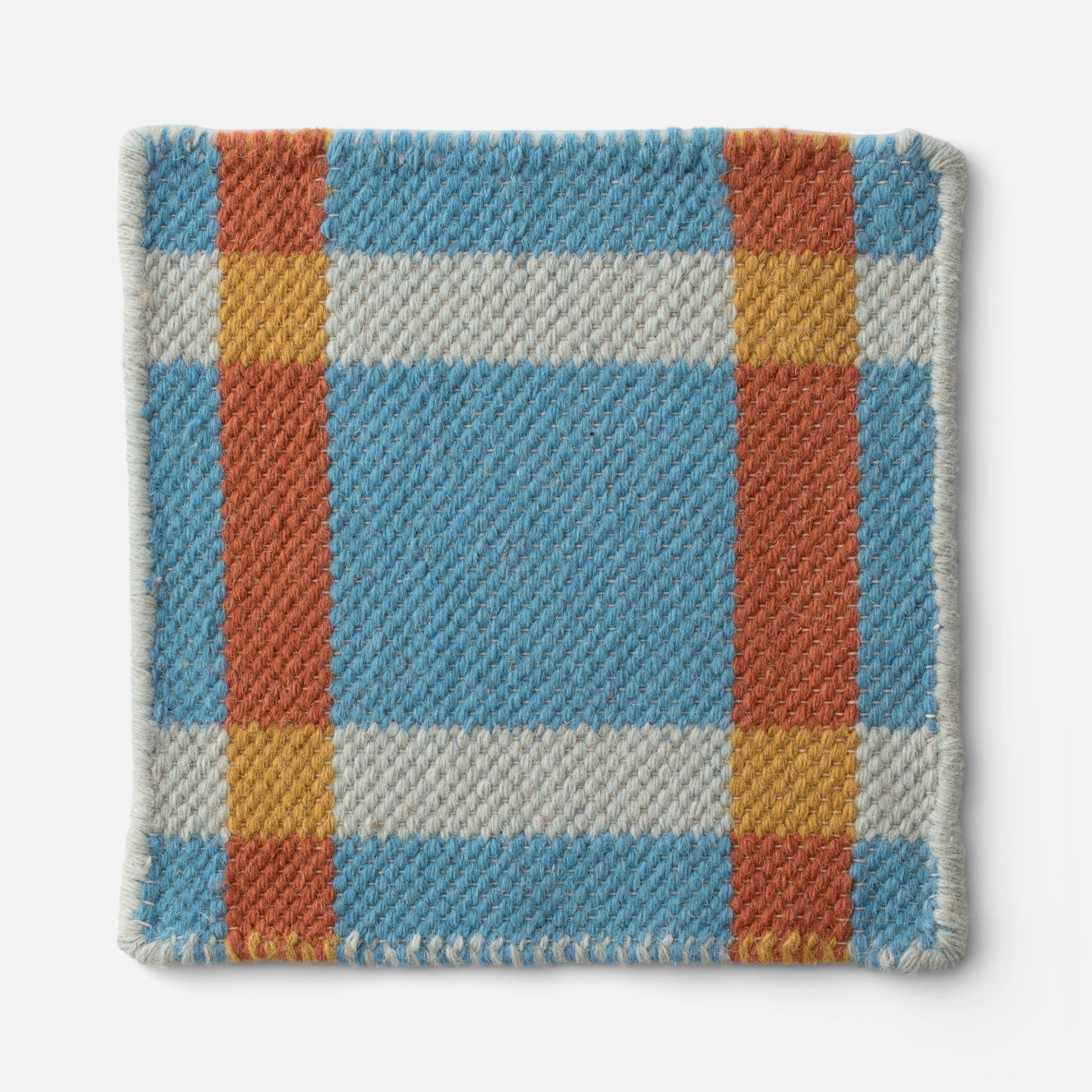 Plaid Wool Rug Swatch