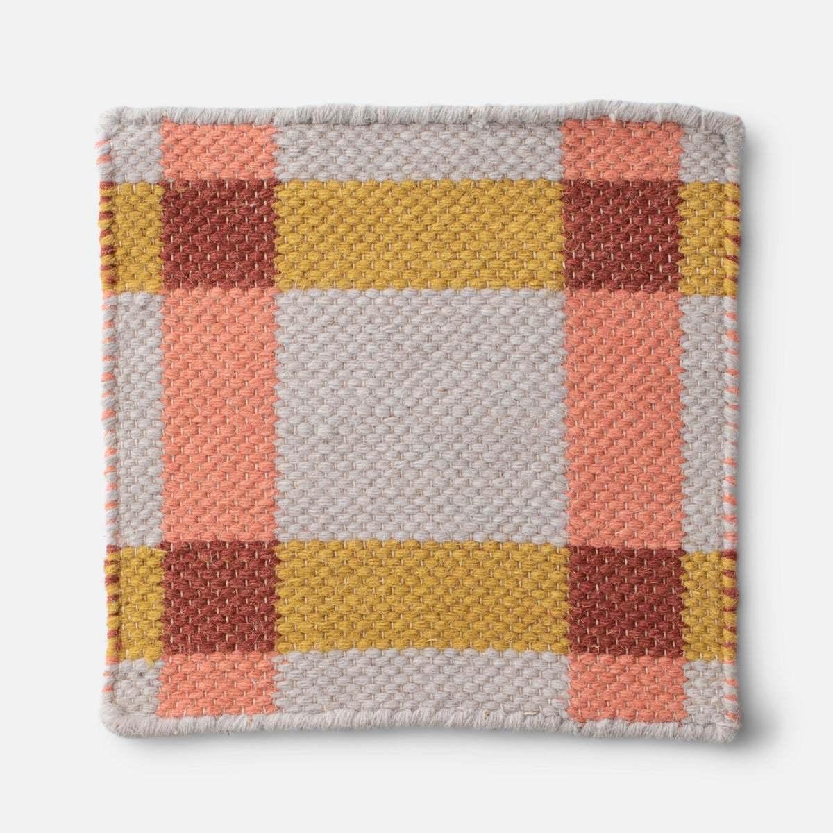 Plaid Wool Rug Swatch