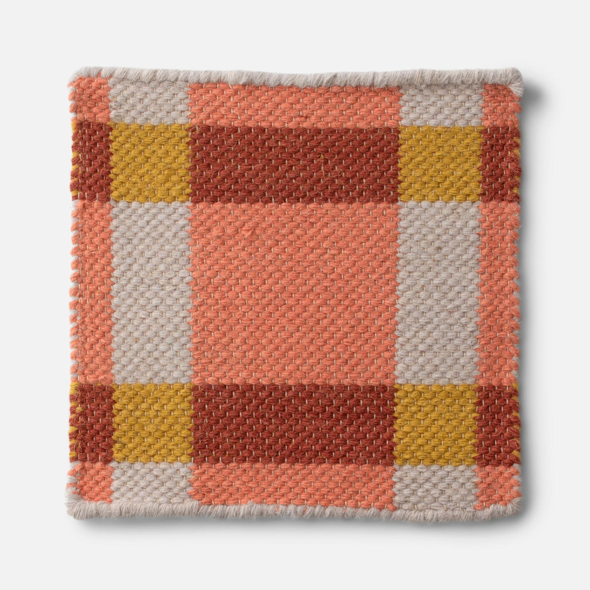 Plaid Wool Rug Swatch
