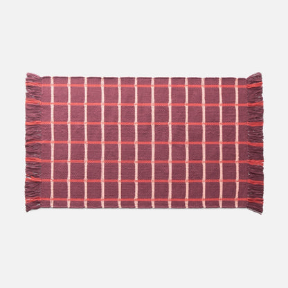 Grid Cotton Rug