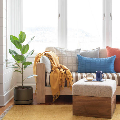 Grid Stitch Pillow Cover