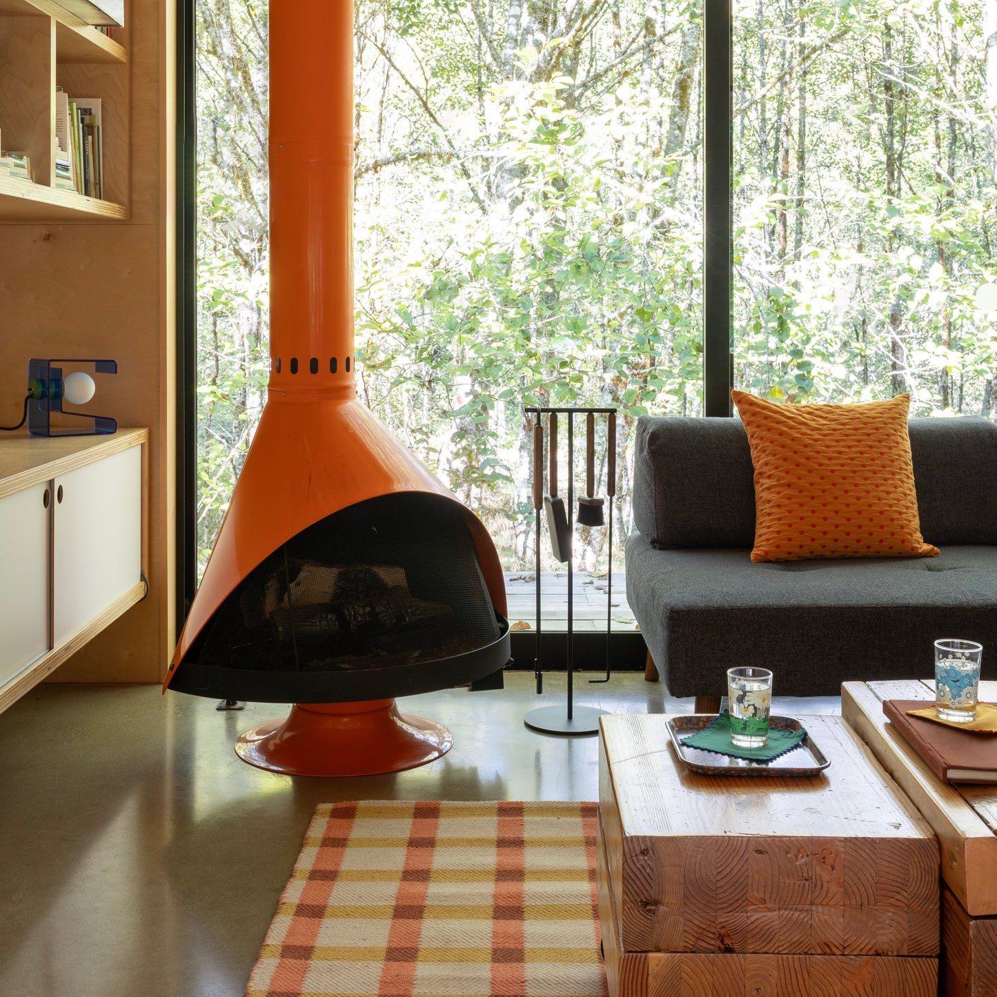 Plaid Wool Rug