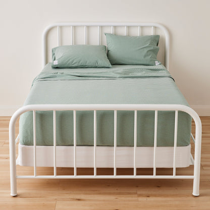 Gingham Percale Pillow Case, Set of 2