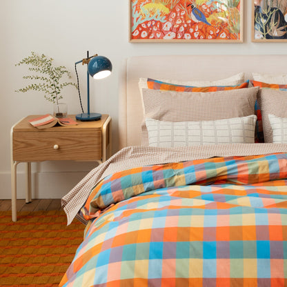 Grid Stitch Pillow Cover