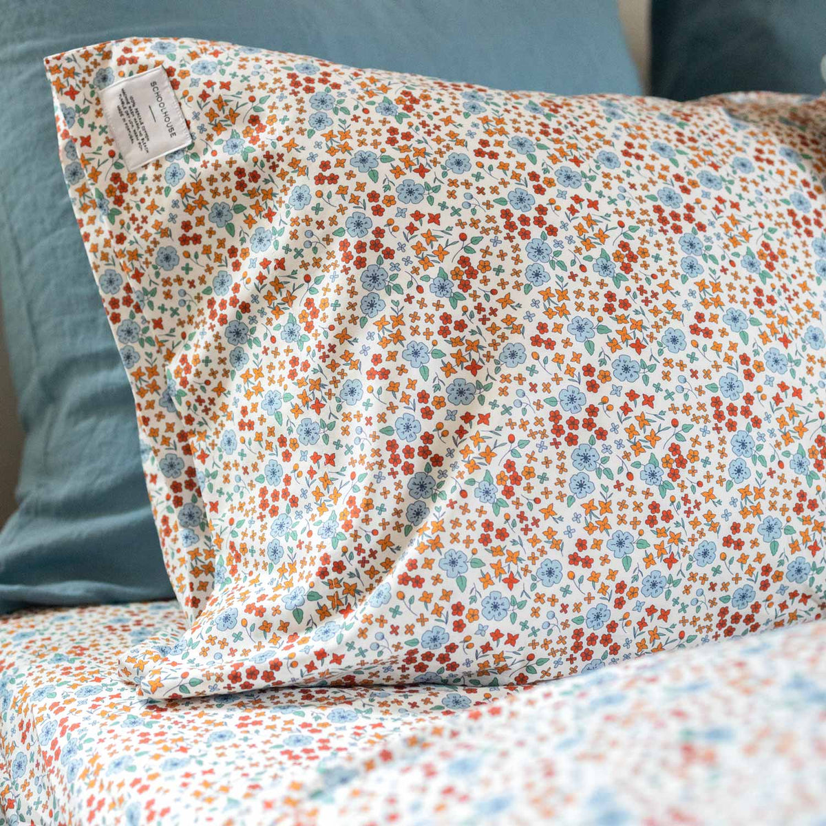 Wallowa Floral Sheet Set
