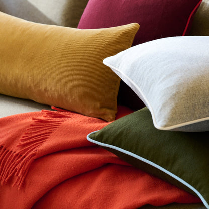 Velvet Piped Pillow