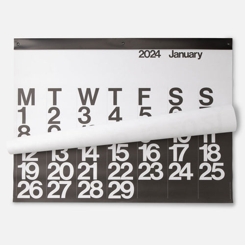 2024 Stendig Black & White Wall Calendar Schoolhouse