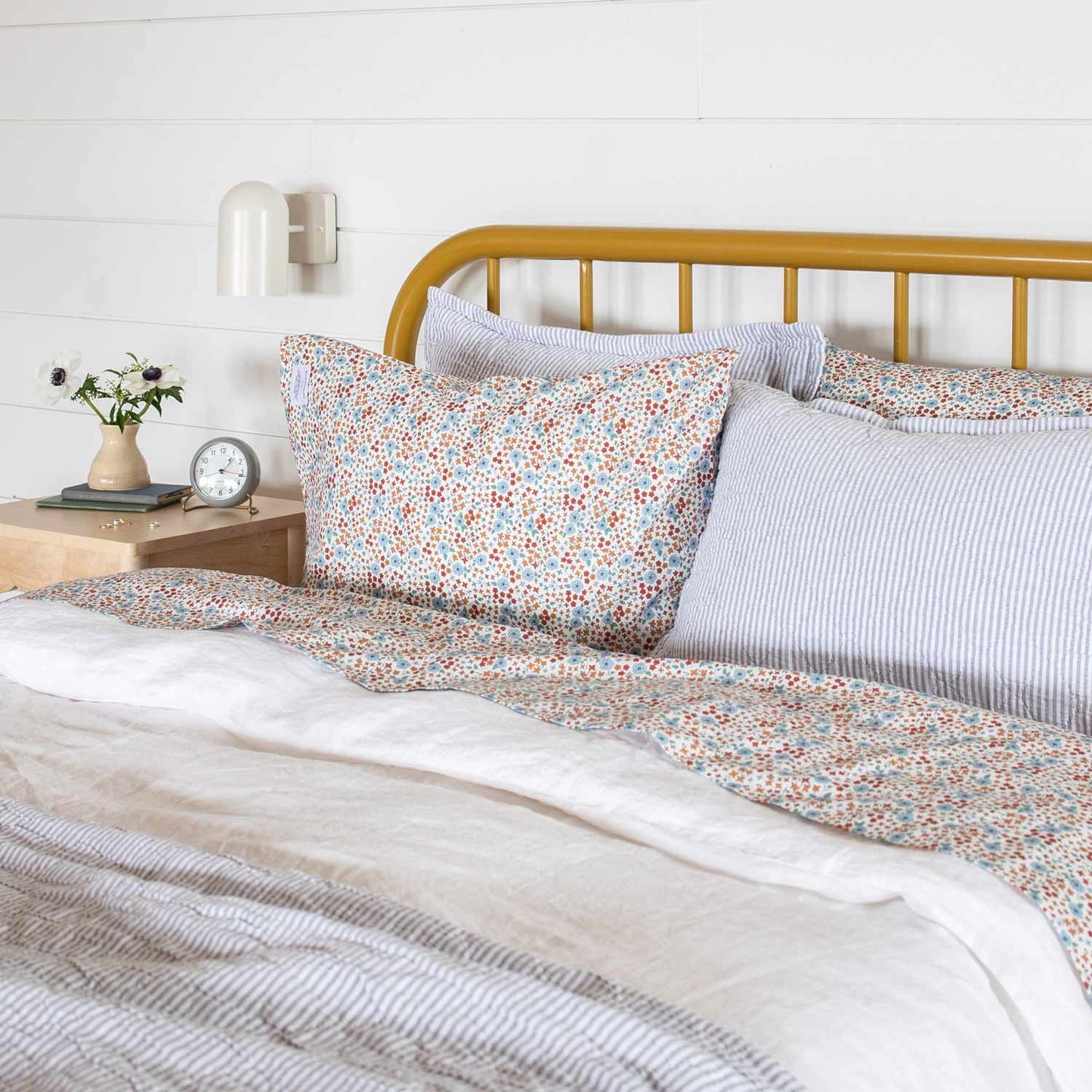 Wallowa Floral Percale Pillow Case, Set of 2