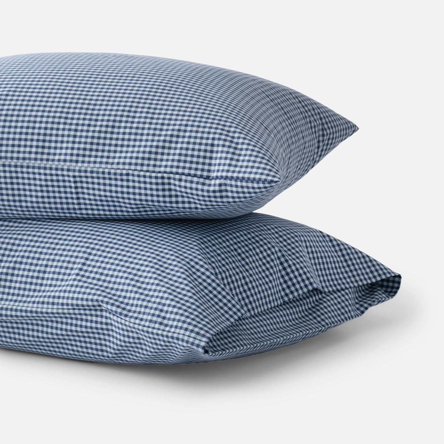 Gingham Percale Pillow Case, Set of 2