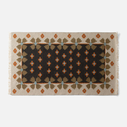 Flora Wool Flatweave Rug