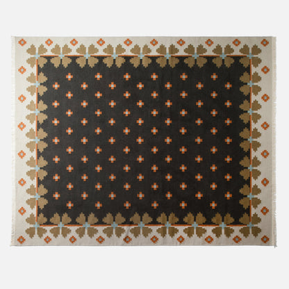 Flora Wool Flatweave Rug