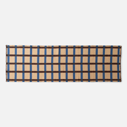 Plaid Wool Reversible Rug