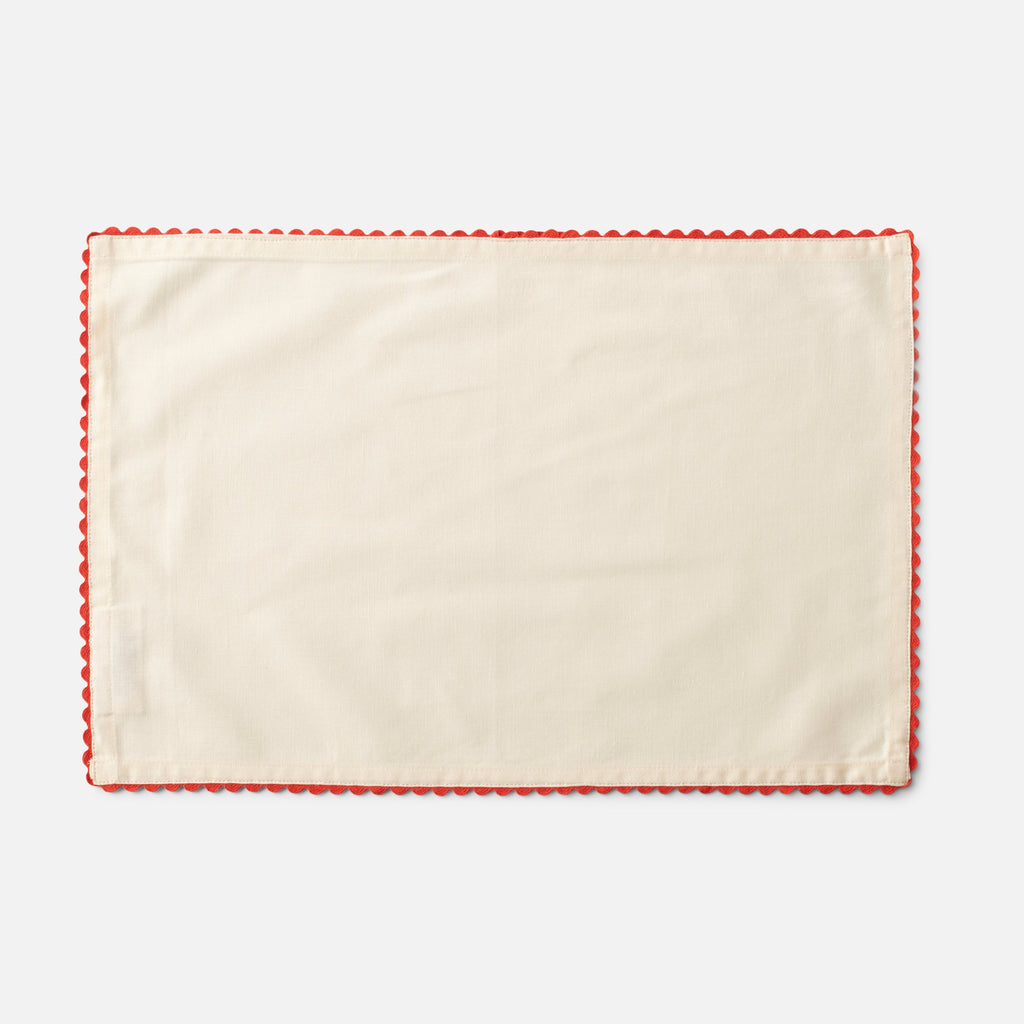 Linen Sateen White Placemat, Set of 4 – Collecto