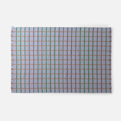Cotton Grid Flatweave Rug