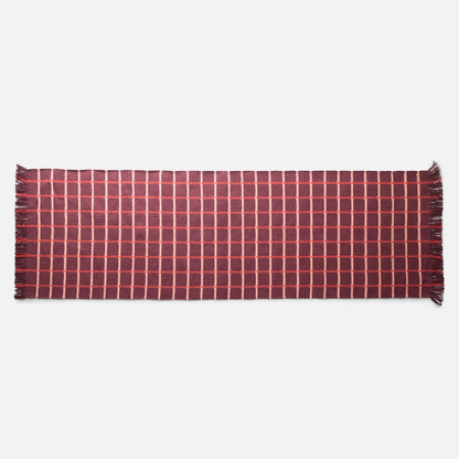 Cotton Grid Flatweave Rug