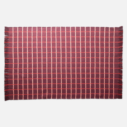 Cotton Grid Flatweave Rug